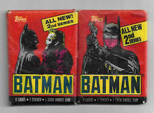 1989 Topps Batman 2nd Series Wax Pack Batman Joker 3 PACK 1989 Topps Batman 2nd Series Wax Pack Batman Joker 3 PACK