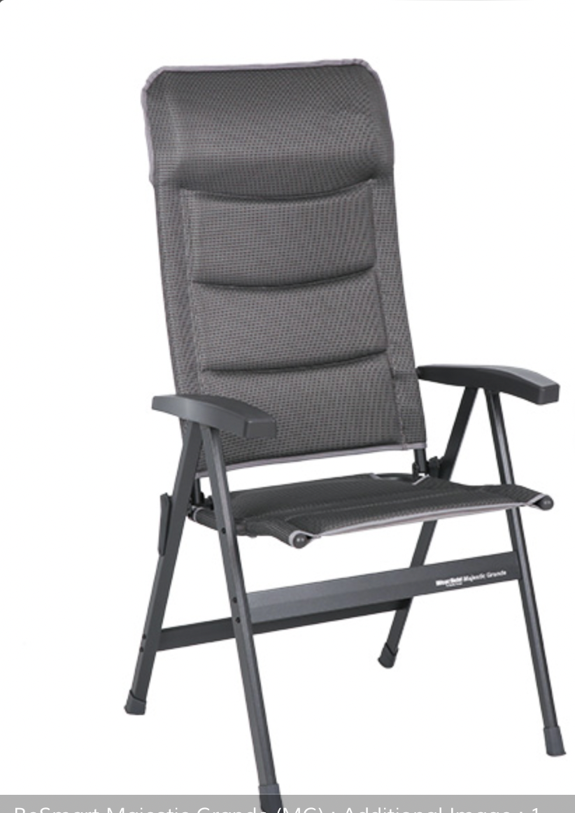 Westfield BeSmart Majestic Grande Recliner Relax Chair Camping Lightweight  Camp