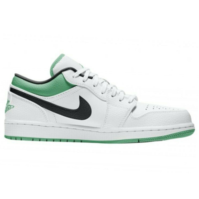 Jordan 1 Low White Lucky Green