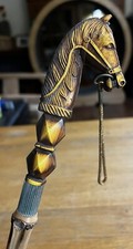 Vintage Horse Head Shoe Brush