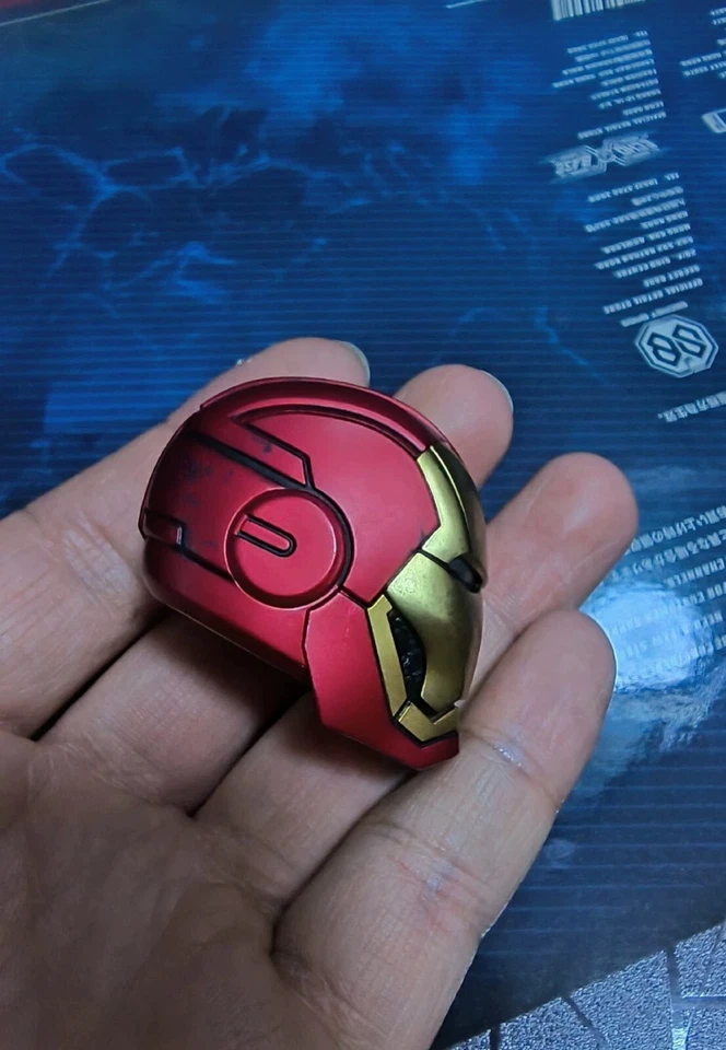 Figura Cabeza Casco 1/6 Pepper Potts Accesorios HT Hot Toys Iron Man 3 HT MMS311 Foto 2 de 3