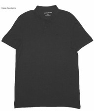 NWT CALVIN KLEIN Men Gray Gunmetal Classic Fit Polo Size S, M MSRP 65.00