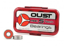 OUST MOC 5 Tech Bearings for Skateboard and Longboard - ABEC 5