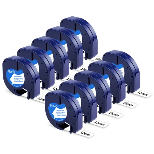 Sostituisci ricariche DYMO LetraTag 91331 etichettatrice LT-100H LT-100T 12mm - Foto 16 di 20