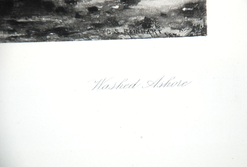Charles S Reinhart Photogravure Washed Ashore Goupil & Co. D. Appleton & Co Art - Picture 7 of 13