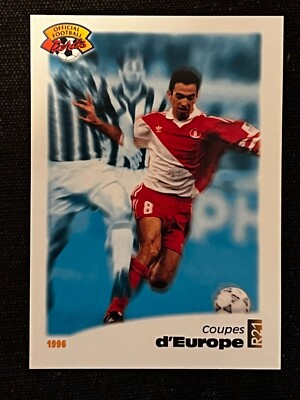 CARD PANINI OFFICIAL FOOTBALL 1996 CARD COUPE D'EUROPE MONACO # R21 RARE