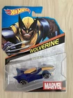 Hot wheels new on card rare vintage Marvel Wolverine character car from 2014