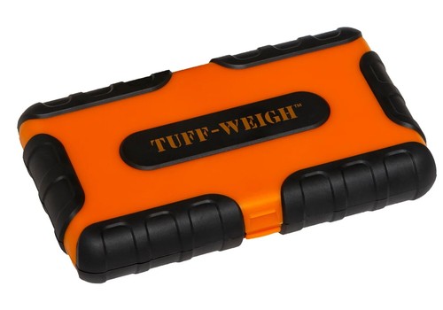 TUFF-200 WEIGH ORANGE DIGITAL SCALES RUBBER 200G x 0.01G TABLE TOP SCALE UK - Picture 2 of 4