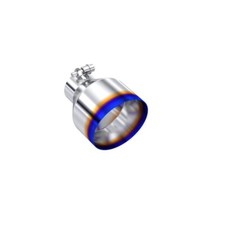 Mbrp Univ. T304 Stainless Steel Burnt End Tip For 2.5in Id 5in Od 6.5in