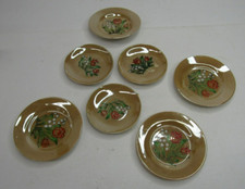 VTG Childs Doll Tea Dishes Floral Lot of 7