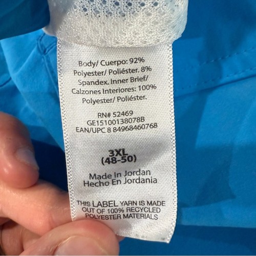 George costume da bagno con coulisse uomo 3XL blu vibrante tavola pantaloncino spiaggia estate - Foto 7 di 7