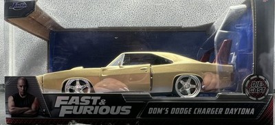 Fast and Furious Die Cast Car Doms Dodge Charger Daytona 