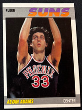 ALVAN ADAMS 1987-88 FLEER PHOENIX SUNS