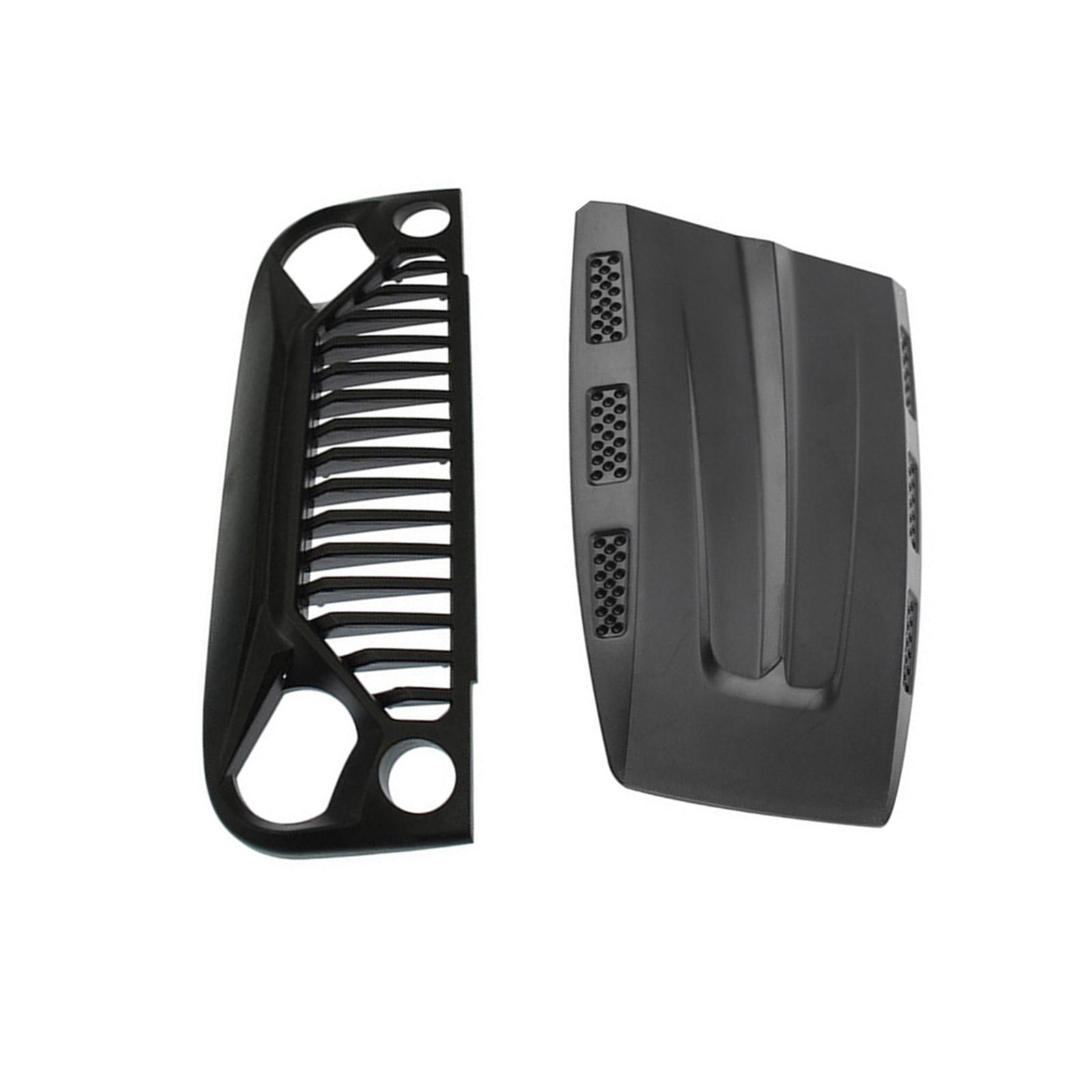 1/10 RC Car Engine Hood& Front Air Inlet Grille Cover For Jeep Wrangler Rubicon