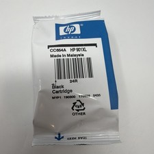 Genuine HP 901XL Black Ink Cartridge CC654A OEM Sealed Open Box