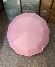 Large Automatic Umbrella Sun Rain Umbrella Anti UV 12 Ribs Tri-fold Umbrella