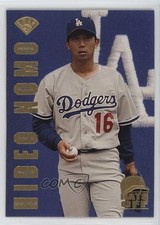 1996 Leaf Hats Off 2544/5000 Hideo Nomo #6 7v7