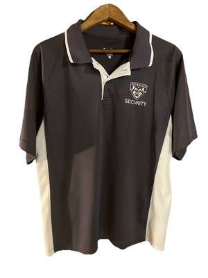 St. Bonaventure University Bonnies Security Polo Shirt Large Reflective 