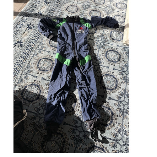 iFLY Seattle Skydiving Flight Suit Blue Green Indoor Skydiving Suit Child Small
