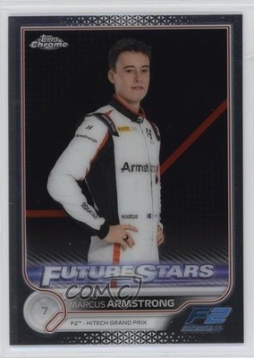 2022 Topps Chrome Formula 1 F2 Racers Future Stars Marcus Armstrong #84 fm0