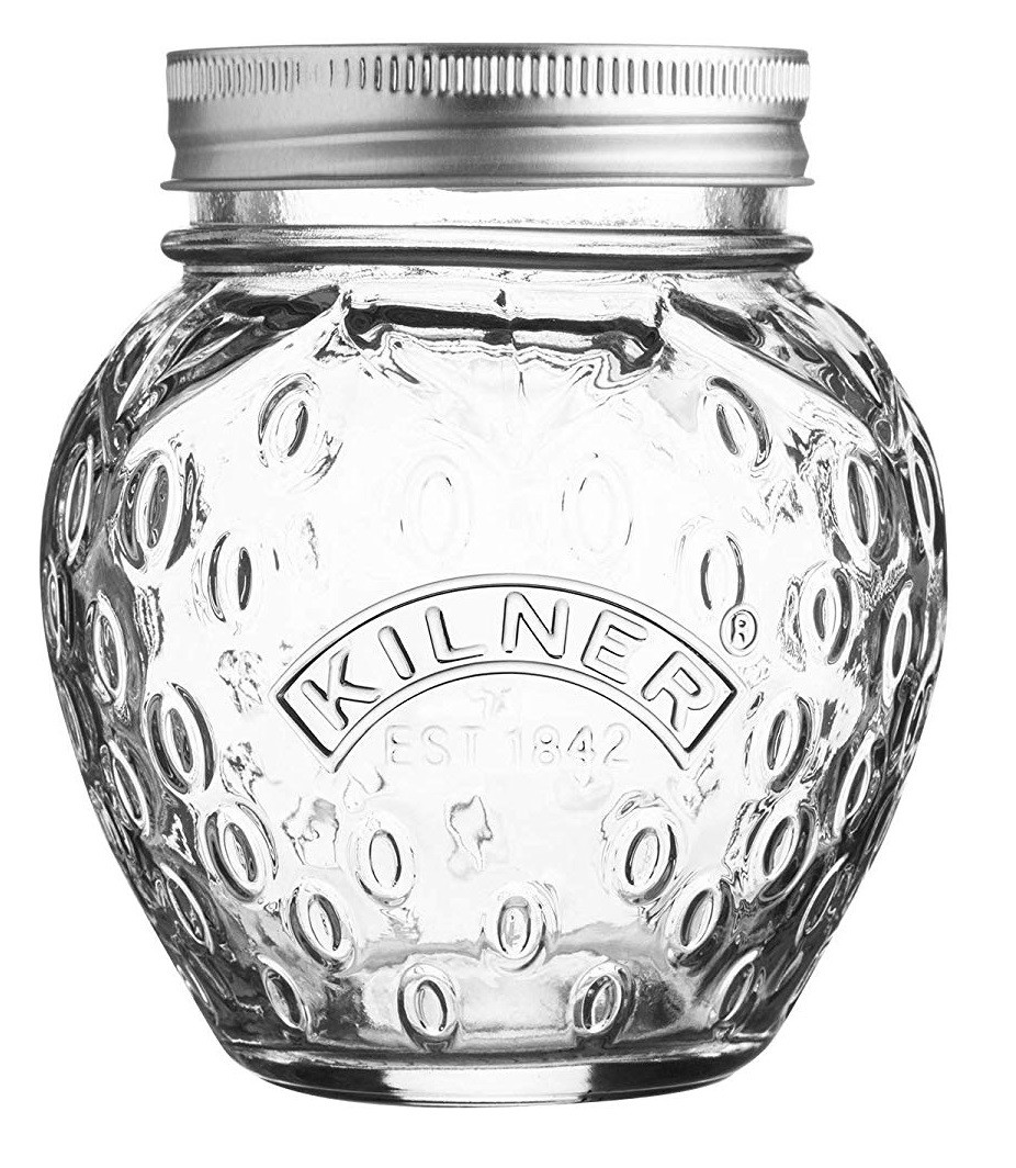 Kilner Fruit Shape Preserve Jar - Strawberry - 0.4 Litre
