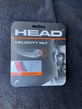 "Velocity MLT 16G Tennis String Durable Performance in Pink Color"