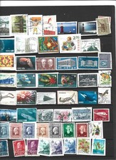 timbres obliteres sur   LA  NORVEGE