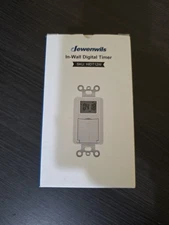 New DEWENWILS Indoor Wall Timer Switch fit Lights Fans Digital Timer Light Timer
