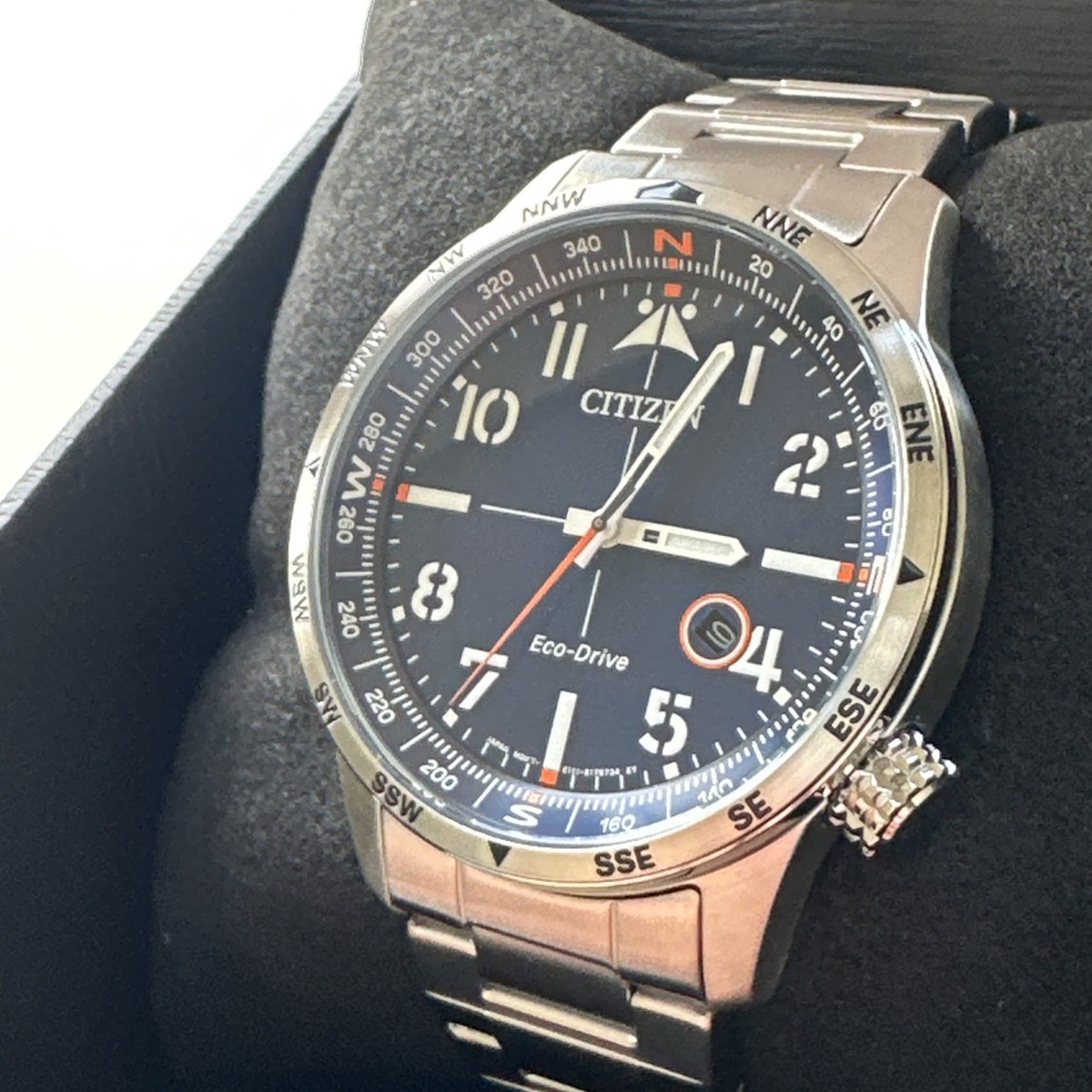 Citizen Eco-Drive Men's Weekender Blue Dial Stainless Watch BM7550