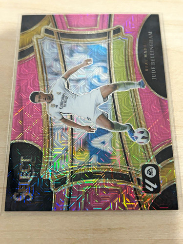 2023-24 Panini Select LaLiga Jude Bellingham Field Level Pink Mojo 048/115