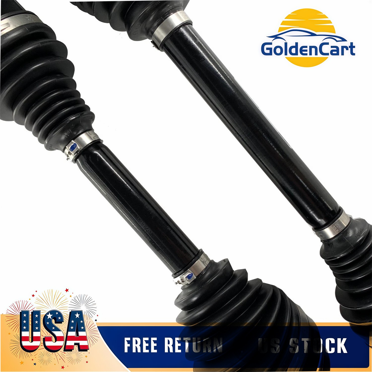 Pair Front Axle CV Joints CVJ Drive Shafts FOR Bentley Continental GTC 2003-2012