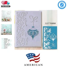 Metal Cutting Dies for Paper Card Making DIY Merry Christams Embossing Stenci...