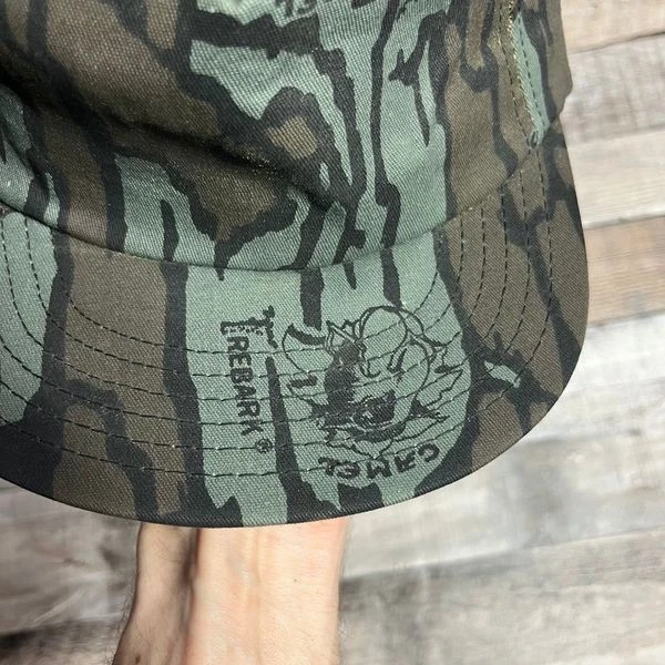 Gorra de Caza Camel Cigarrillo Snapback Adulto Ajustable De Colección Camuflaje Rebark Foto 4 de 4