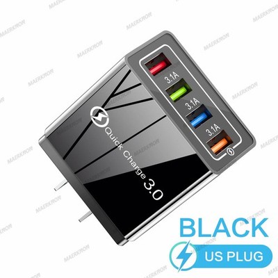 Hyper Charge Pro Charger   4-Port Quick Charge for Android iPhone Fast Charging