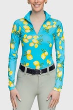 Kastel Denmark Long Sleeve Sun Shirt - Azure Lemons