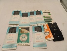 PARTIA 6 szenilowych igieł do rąk, 6-pak, rozmiar 20 niebieskie dorki i 3 inne opakowania