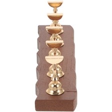 1 Set Nail Stand for Press on Nails Durable Wooden Base with Magnetic Zinc Alloy
