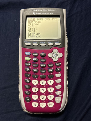 Texas Instruments TI-84 Plus Sliver edition Graphing Calculator - Pink