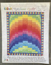 Rainbow Quilt Pattern Cheri Strole's KIDSTUFF BARGELLO STYLE Full Size QUILT NEW