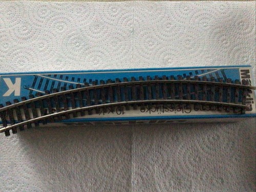 Märklin  K - Gleis 2131. H0  230 Lang Gebogen Ungebraucht. In OVP.  10 Stück | Zustand: Neu