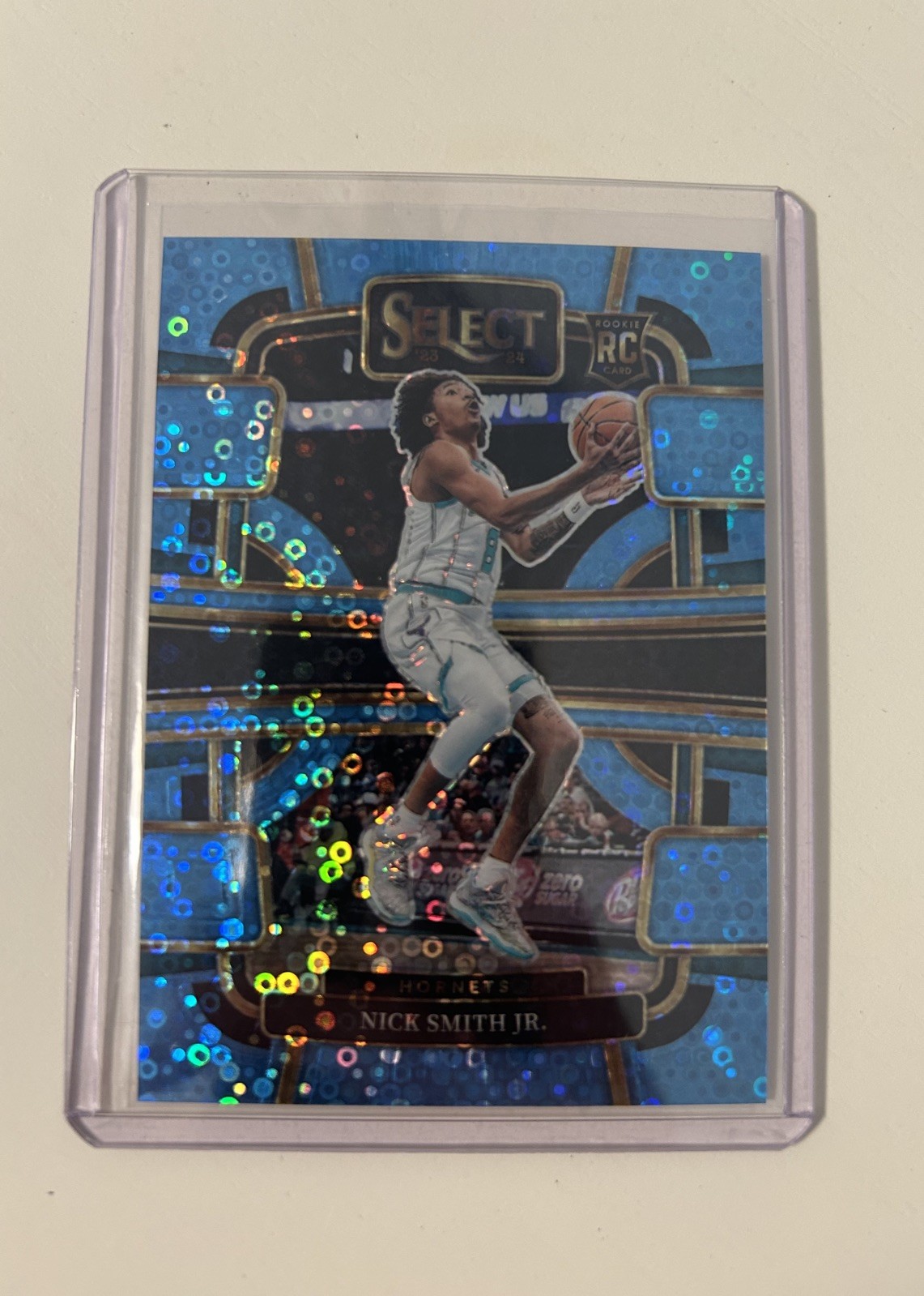 2023-24 Select Nick Smith Jr. Light Blue Disco Prizms RC Concourse #19/99