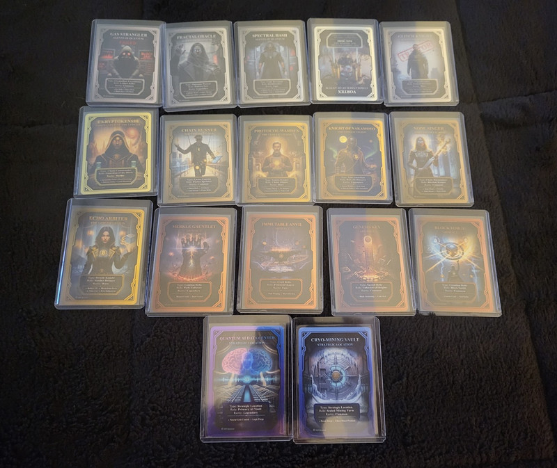 2026 Quantum TCG Bitcoin Cards Beautiful Rare Cards