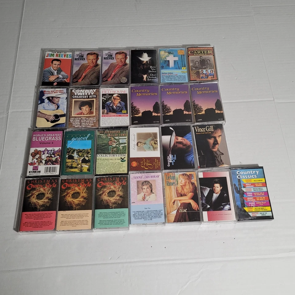 25 Cassette Tapes Country Bluegrass Gospel Classics Foto 2 de 4