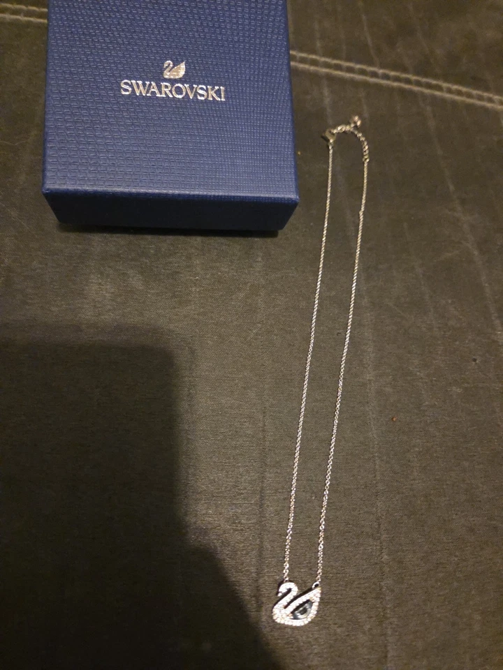 Swarovski Damen Halskette Swan