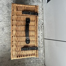Extra Large Wicker Hay Hampers for Outside Picnic Basket with Handles