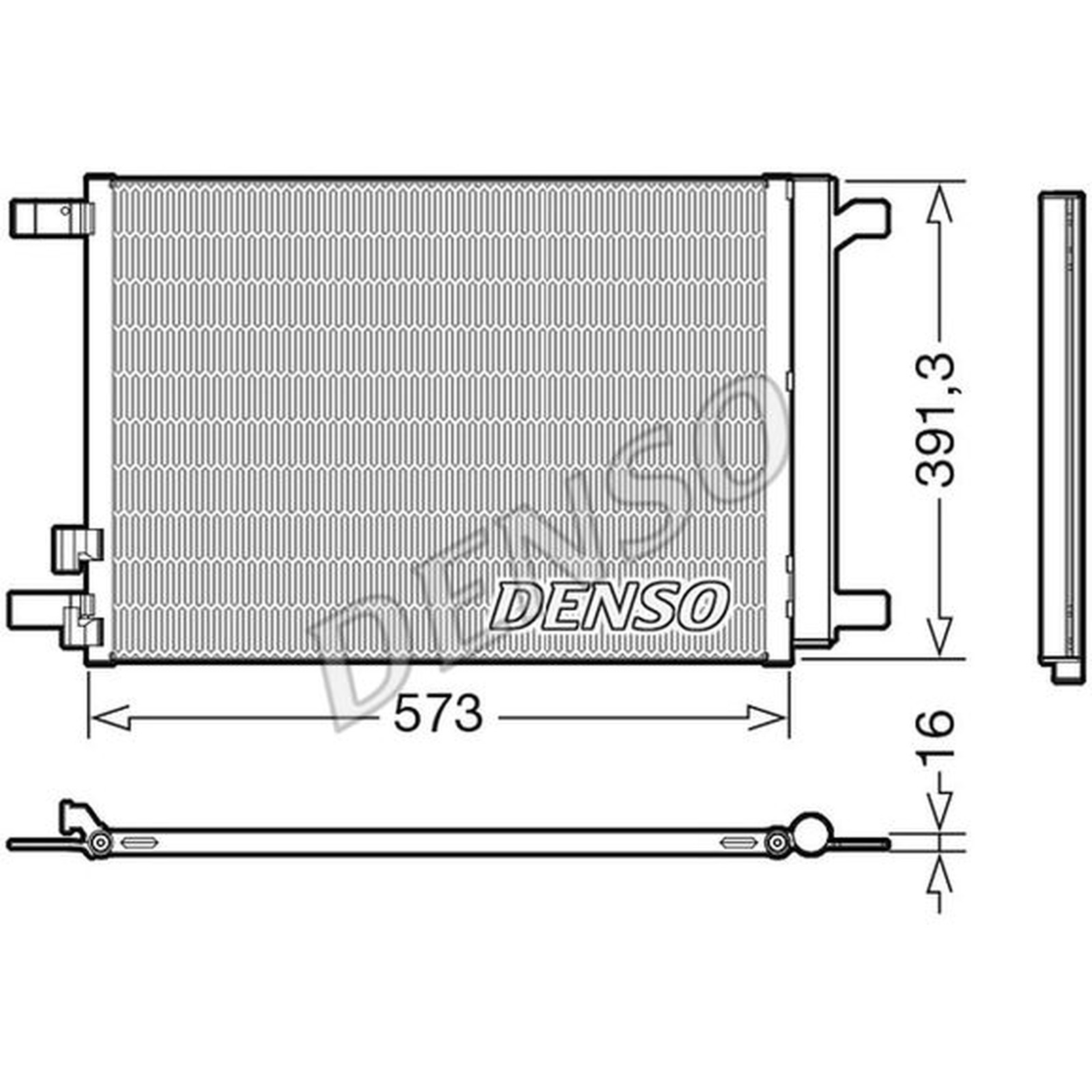 Air Con Condenser fits SEAT LEON 2.0 14 to 20 AC Conditioning Denso Quality New - Image 22