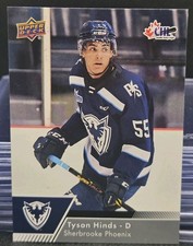 22-23 Upper Deck CHL Tyson Hinds Rookie 🚨🚨🚨 Anaheim Ducks Prospect