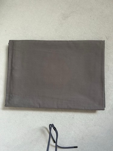 2x Bettwäsche von Ikea grau 135x200 und 80x80 mit Knöpfen