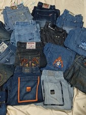  Selling HipHop Y2k JEANS JNCO,SOUTHPOLE,ECKO,FUBU,ROCAWEAR,AKADEMIKS 