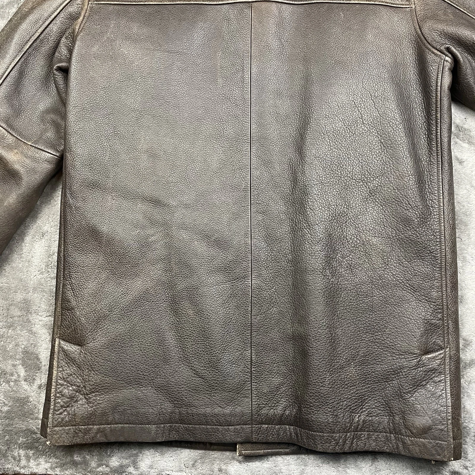 DEAN WINCHESTER SUPERNATURAL BROWN CAR COAT DISTRESSED MEDIUM ROUNDTREE & YORKE image 18